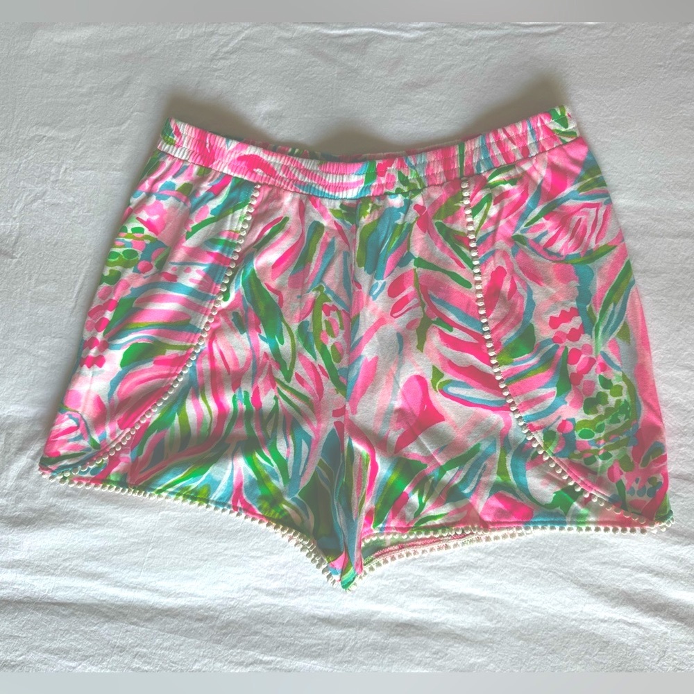 Lilly Pulitzer Girls Marielle Shorts Sz 12-14